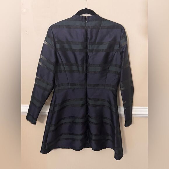 Asos Green and Blue Striped Holiday Dress size 10 - Picture 9 of 10